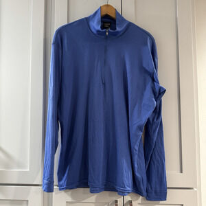 Patagonia Capilene Lightweight 1/4 Zip Blue Base Layer Men’s XL Winter Outdoor
